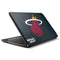 NBA Miami Heat Black Partial Logo HP Notebook Skin