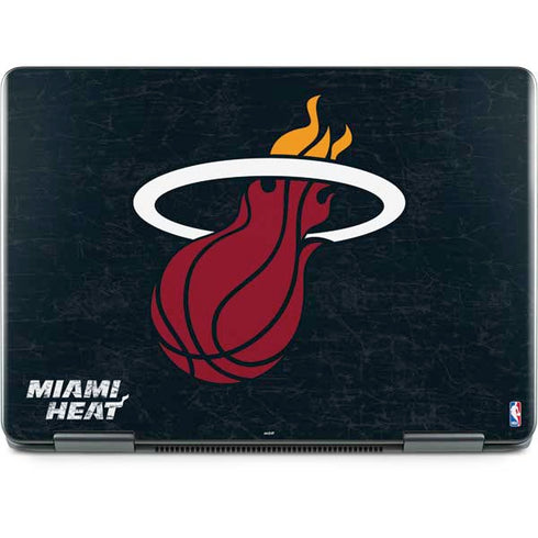 NBA Miami Heat Black Partial Logo Notebook 9 Pro 13in (2017) Skin