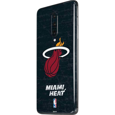 NBA Miami Heat Black Partial Logo OnePlus 7 Pro Skin