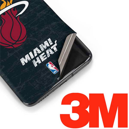 NBA Miami Heat Black Partial Logo OnePlus 7 Pro Skin