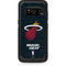 NBA Miami Heat Black Partial Logo Otterbox Commuter Galaxy Skin