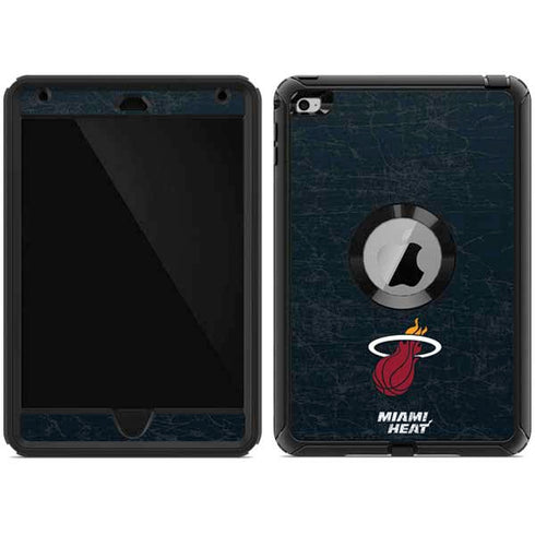 NBA Miami Heat Black Partial Logo Otterbox Defender iPad Skin