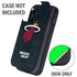 NBA Miami Heat Black Partial Logo Otterbox Defender iPhone Skin