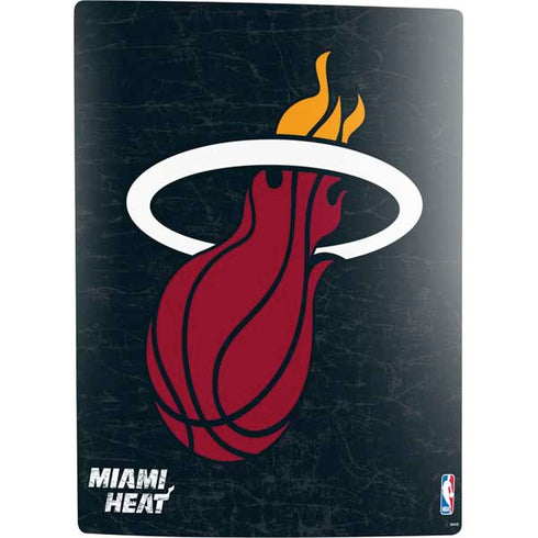 NBA Miami Heat Black Partial Logo PS5 Digital Edition Bundle Skin