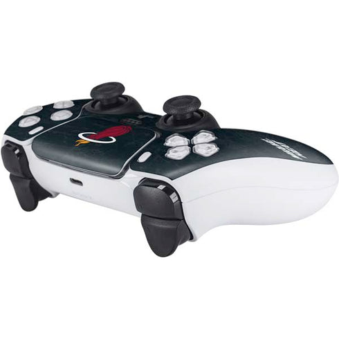 NBA Miami Heat Black Partial Logo PS5 Controller Skin
