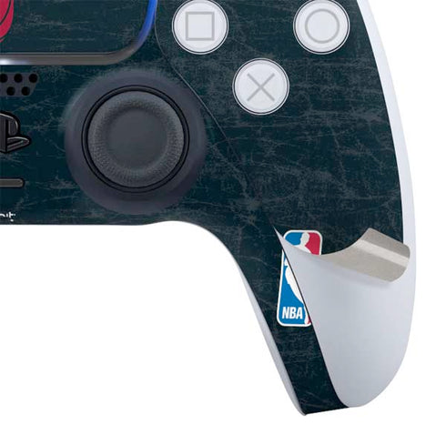 NBA Miami Heat Black Partial Logo PS5 Slim Digital Edition Bundle Skin