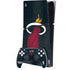 NBA Miami Heat Black Partial Logo PS5 Slim Digital Edition Console Skin