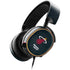 NBA Miami Heat Black Partial Logo SteelSeries Arctis 5 Skin
