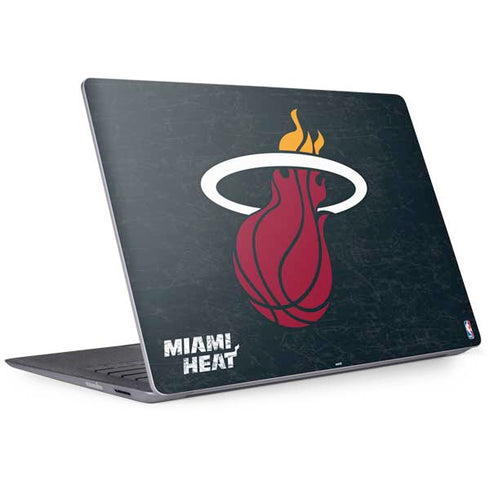 NBA Miami Heat Black Partial Logo Surface Laptop 2 Skin