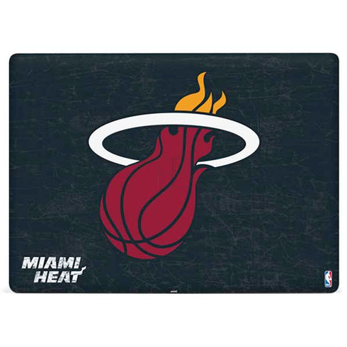 NBA Miami Heat Black Partial Logo Surface Laptop 3 13.5in Skin