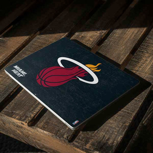 NBA Miami Heat Black Partial Logo Surface Laptop 3 13.5in Skin