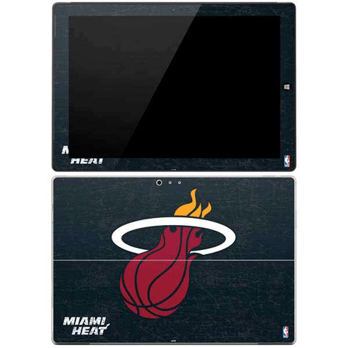 NBA Miami Heat Black Partial Logo Surface Pro 3 Skin