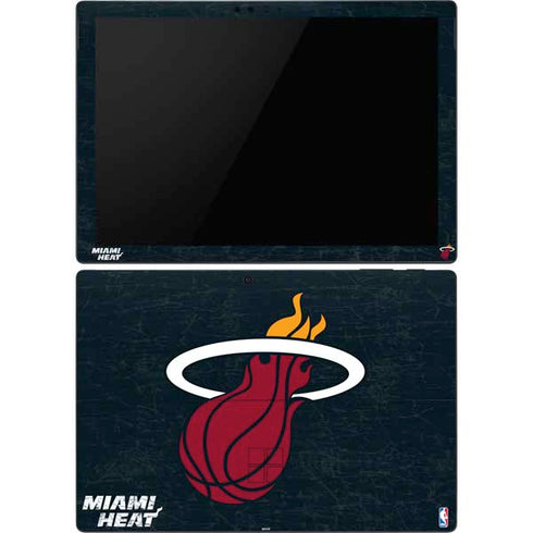 NBA Miami Heat Black Partial Logo Surface Pro 6 Skin