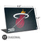 NBA Miami Heat Black Partial Logo Universal Laptop 11in (8.8 x 6.2in) Skin