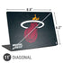 NBA Miami Heat Black Partial Logo Universal Laptop 11in (8.8 x 6.2in) Skin