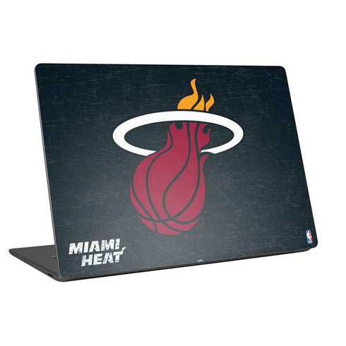 NBA Miami Heat Black Partial Logo Universal Laptop 11in (8.8 x 6.2in) Skin