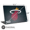 NBA Miami Heat Black Partial Logo Universal Laptop 15in (12.2 x 8.8in) Skin