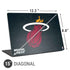 NBA Miami Heat Black Partial Logo Universal Laptop 15in (12.2 x 8.8in) Skin