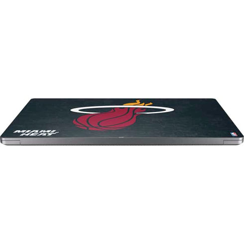 NBA Miami Heat Black Partial Logo Universal Laptop 16.6in (13.4 x 9.7in) Skin