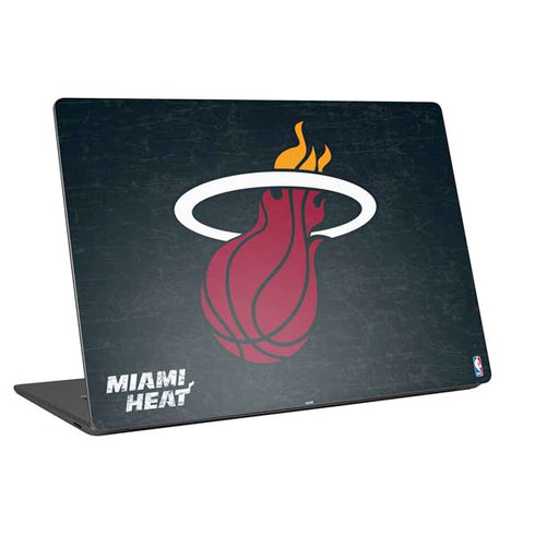 NBA Miami Heat Black Partial Logo Universal Laptop 16in (13 x 9.4in) Skin
