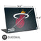 NBA Miami Heat Black Partial Logo Universal Laptop 18in (14.6 x 10.6in) Skin