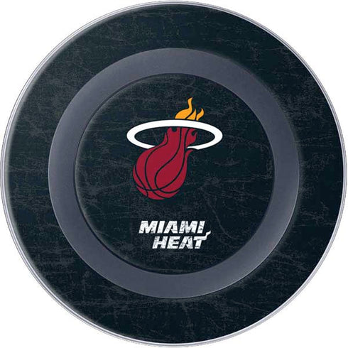 NBA Miami Heat Black Partial Logo Wireless Charger Skin
