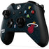 NBA Miami Heat Black Partial Logo Xbox One X Controller Skin