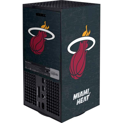 NBA Miami Heat Black Partial Logo Xbox Series X Bundle Skin
