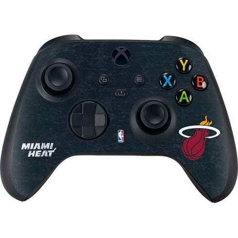 NBA Miami Heat Black Partial Logo Xbox Series X Controller Skin