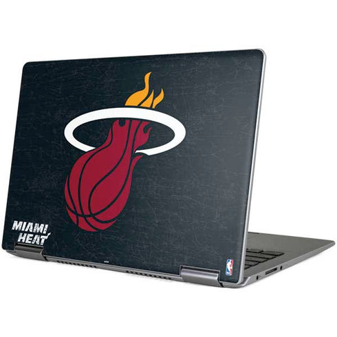 NBA Miami Heat Black Partial Logo Yoga 710 14in Skin