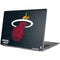 NBA Miami Heat Black Partial Logo Yoga 710 14in Skin