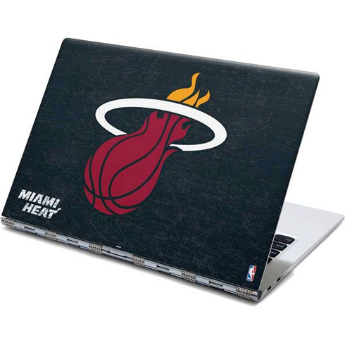 NBA Miami Heat Black Partial Logo Yoga 910 2-in-1 14in Touch-Screen Skin