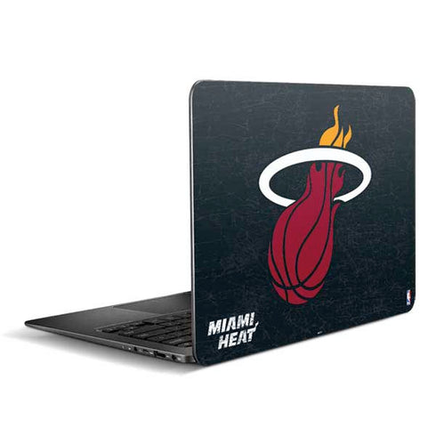 NBA Miami Heat Black Partial Logo Zenbook UX305FA 13.3in Skin