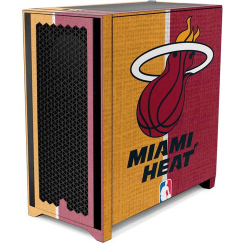 NBA Miami Heat Canvas Corsair 4000D Tempered Glass Mid-Tower ATX Case Skin