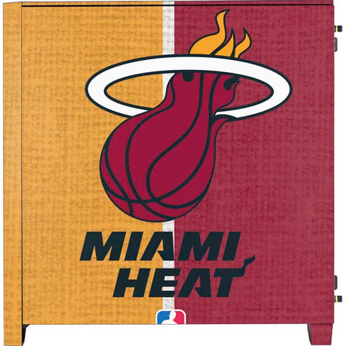 NBA Miami Heat Canvas Corsair 4000D Tempered Glass Mid-Tower ATX Case Skin