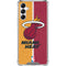 NBA Miami Heat Canvas Galaxy A14 5G Clear Case