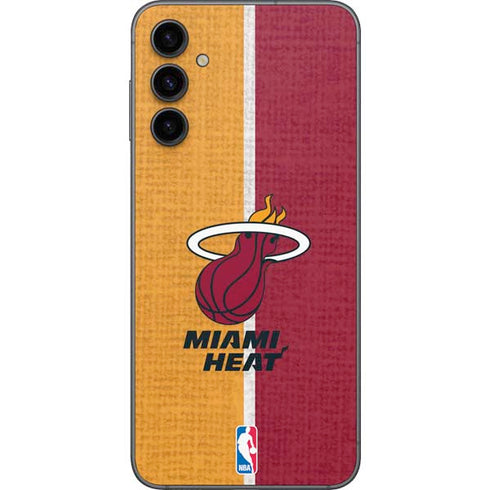 NBA Miami Heat Canvas Galaxy A14 5G Skin