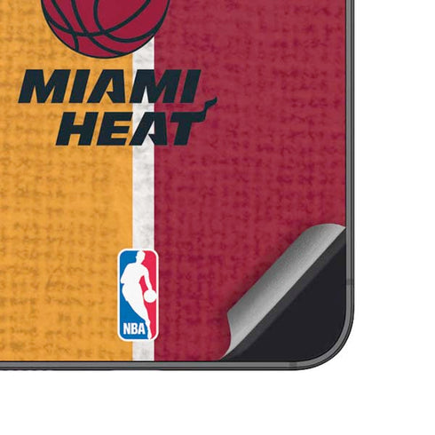 NBA Miami Heat Canvas Galaxy A14 5G Skin