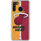 NBA Miami Heat Canvas Galaxy A21 Clear Case
