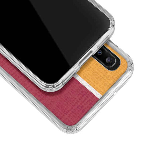 NBA Miami Heat Canvas Galaxy A30 Clear Case