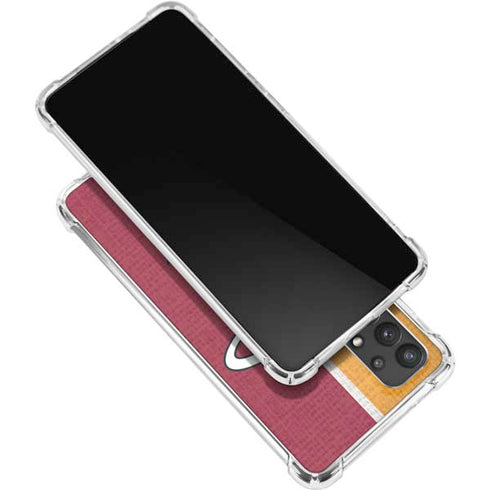 NBA Miami Heat Canvas Galaxy A32 5G Clear Case