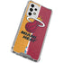 NBA Miami Heat Canvas Galaxy A53 5G Clear Case