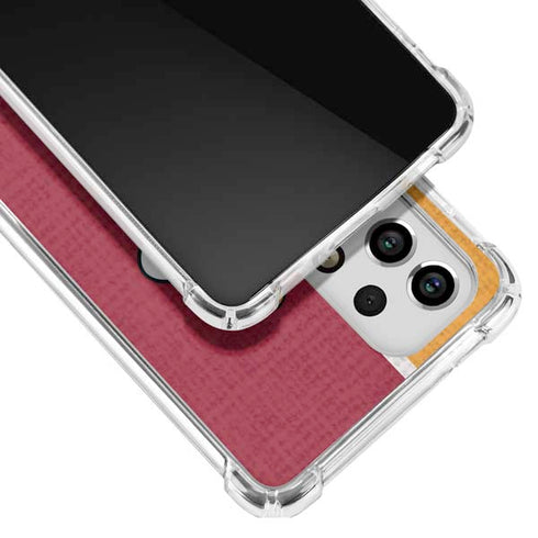NBA Miami Heat Canvas Galaxy A53 5G Clear Case