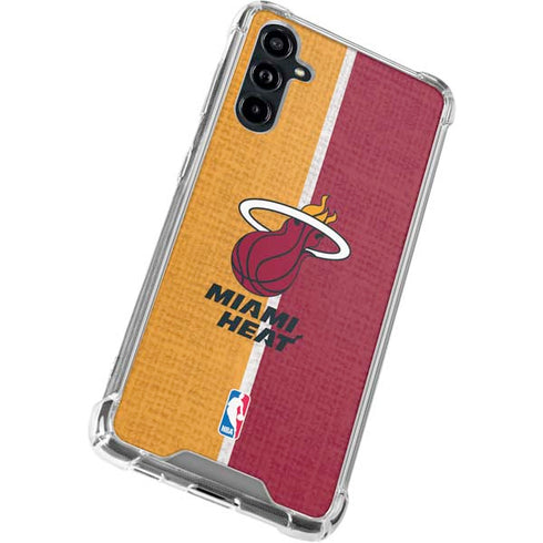 NBA Miami Heat Canvas Galaxy A54 5G Clear Case