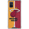 NBA Miami Heat Canvas Galaxy A71 5G Clear Case