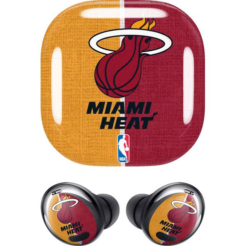 NBA Miami Heat Canvas Galaxy Buds Pro Skin