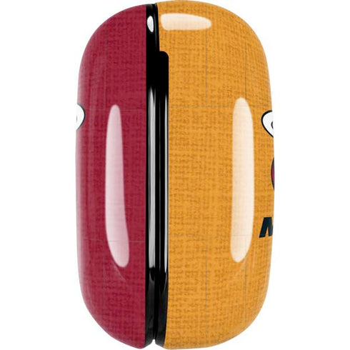 NBA Miami Heat Canvas Galaxy Buds Pro Skin