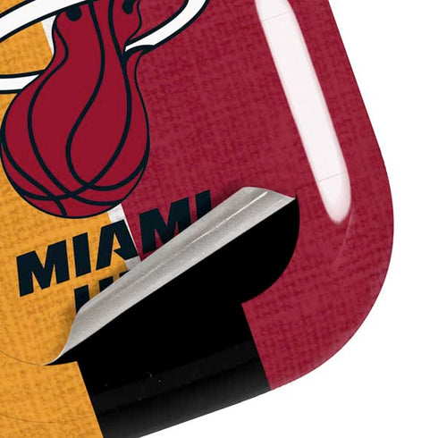 NBA Miami Heat Canvas Galaxy Buds Pro Skin