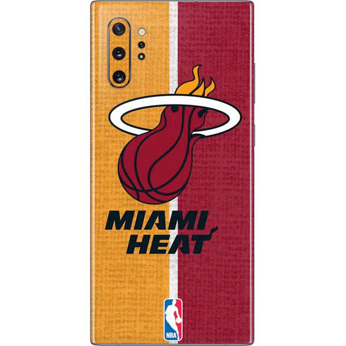 NBA Miami Heat Canvas Galaxy Note 10 Plus Skin