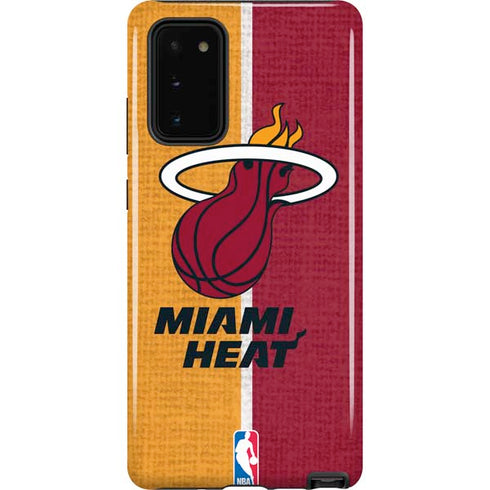 NBA Miami Heat Canvas Galaxy Note20 5G Pro Case